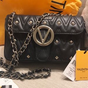 Black studded Valentino bag